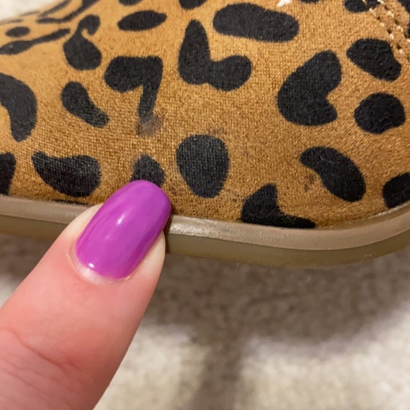 Leopard print booties size 9.5 - Picture 5 of 5